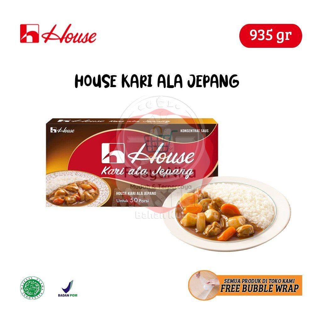 

House Kari Ala Jepang Saus Padat / Kare / Japanese Curry Roux [935 gr]