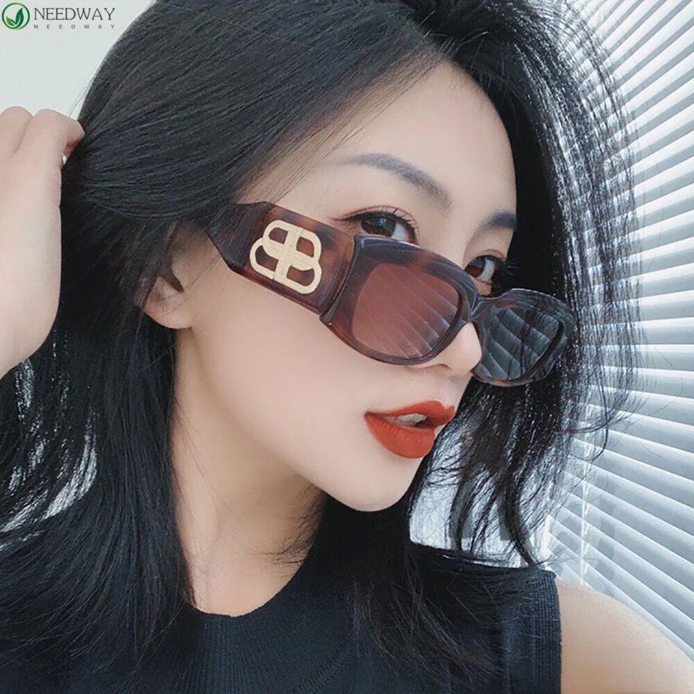 Needway Square Sunglasses Kacamata Anti Radiasi Wanita Kaca Mata Sederhana Anti Radiasi Untuk Wanita Kaki Lebar Perempuan Pria Korea Anti Radiasi Kaca Kacamata Wanita Kacamata