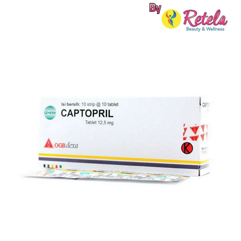 CAPTOPRIL 12.5MG 1 STRIP 10 TABLET