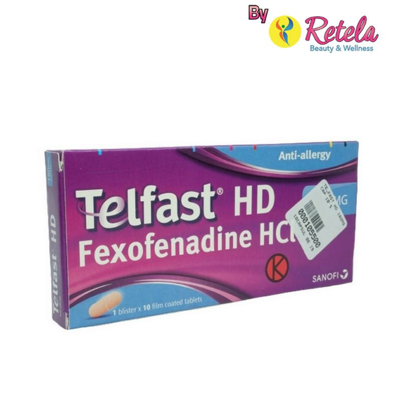 Telfast Hd 180mg Cap 10`S