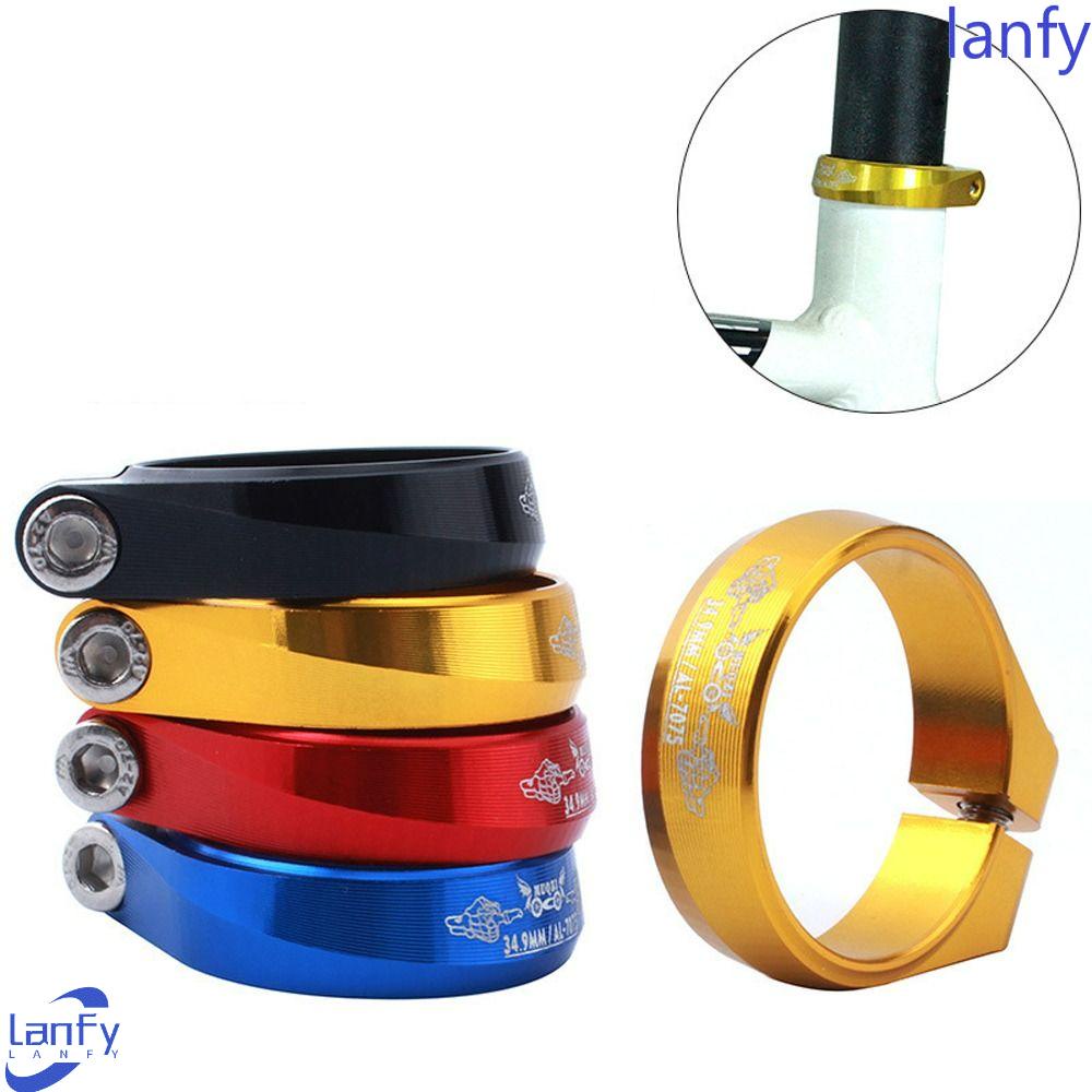 Lanfy Penjepit Tiang Kursi Sepeda Sepeda Jalan Aksesoris Sepeda Ultralight Gigi Tetap Aluminium Alloy Quick Release Clamp