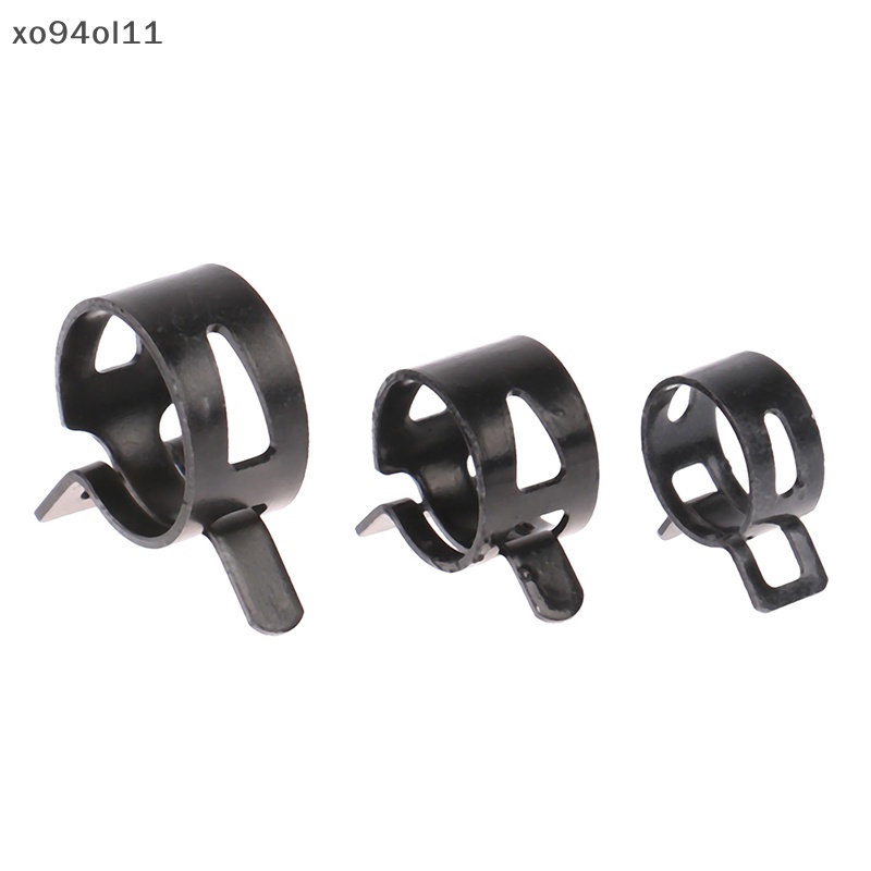 Xo 10Pcs Klem Selang Bakar Jalur Selang Air Pipe Clamp Hoops Air Tube Pengikat Spring Clips Diameter 6mm 7mm 8mm 10mm 12mm 14mm 16mm 20mm OL