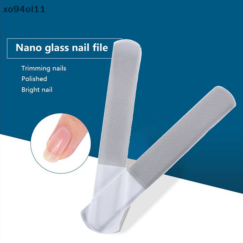 Xo Alat Kikir Kuku Nano Kaca Buffer Poles Gerinda Nail Art Manicure Device OL
