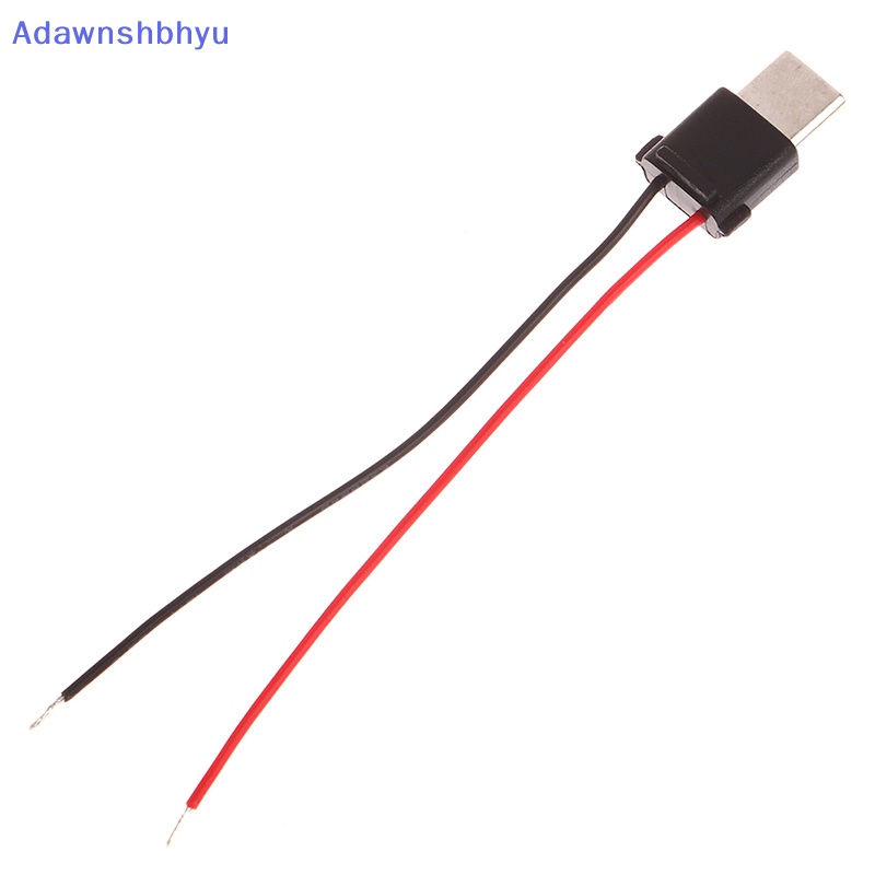 Adhyu USB Type-C Waterproof Connector Welding Wire Female Socket Soket Antarmuka Pengisian Port Tipe-C Dengan Kawat Las ID