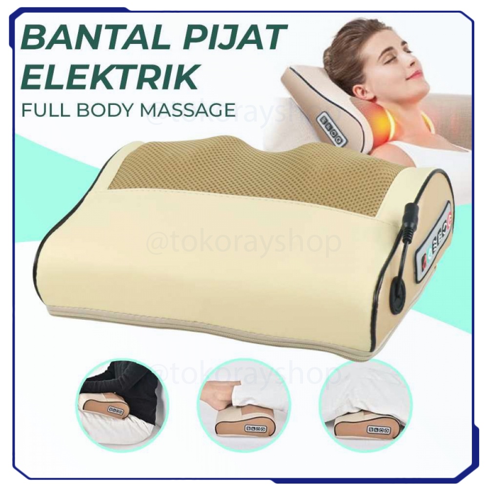 Bantal Pijat Leher Elektrik Massage Pillow Heating PJ956
