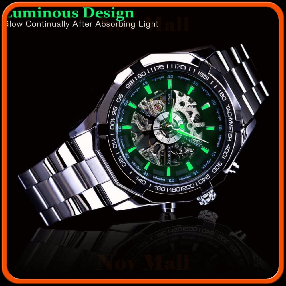 Gucamel Jam Tangan Pria Mechanical Luxury - G043