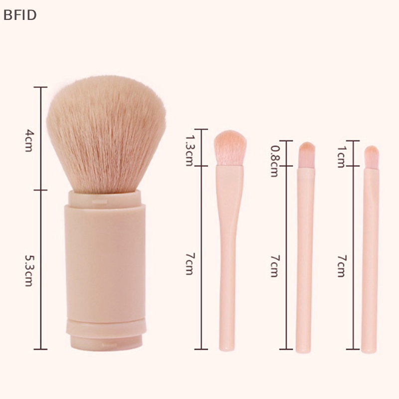 [BFID] 4in1 DIY Brush Makeup Set Profesional Eyeshadow Foundation Brushes Kosmetik [ID]