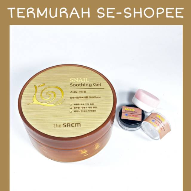 SHARE - The Saem SNAIL Soothing Gel Share In Jar Original