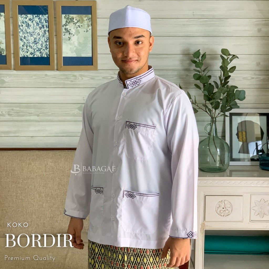 Koko Bordir Premium | Baju Koko Bordir | Baju Koko Premium