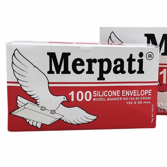 AMPLOP MERPATI 104-80 TANGGUNG SILICON