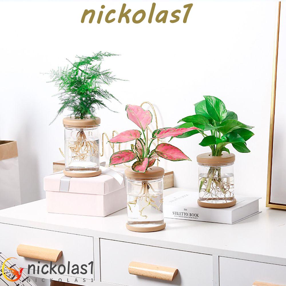 Nickolas1 Dekorasi Rumah 1pcs Bulat Bahan Resin Transparan Untuk Perlengkapan Taman Tanaman Air Indoor/Outdoor