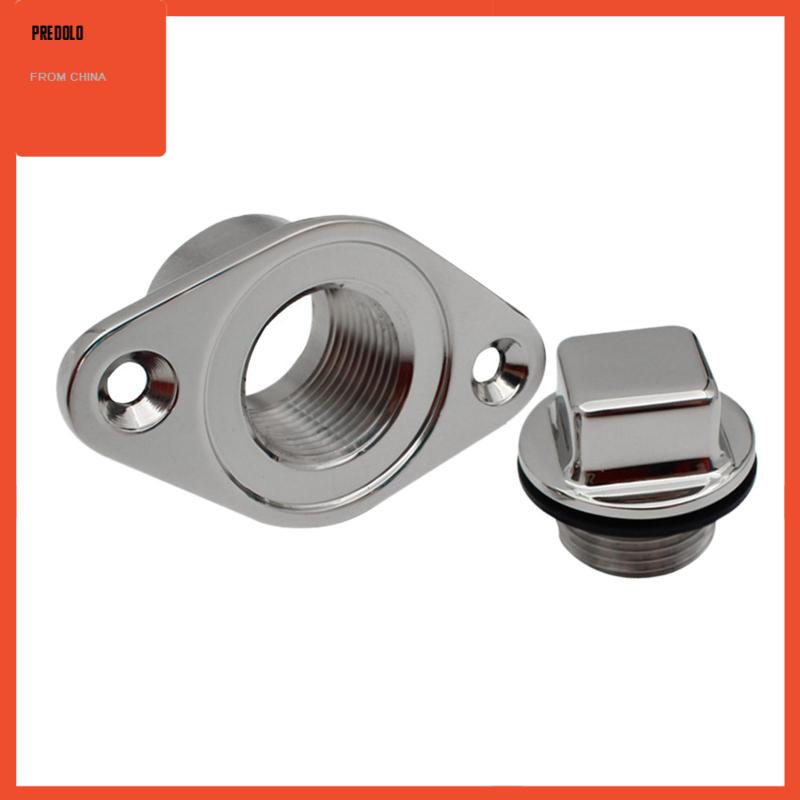 [Predolo] Steker Pembuangan Perahu Fitting Kayak Awet Screwcap Plug Tutup316Stainless Steel