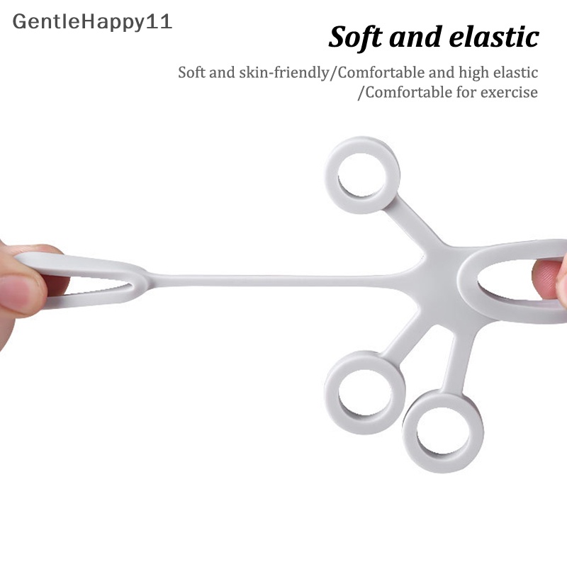 Gentlehappy Silicone Hand Expander Finger Hand Grip Finger Training Tandu Pelatih Kekuatan Resistance Band Latihan Pergelangan Tangan Fitness id