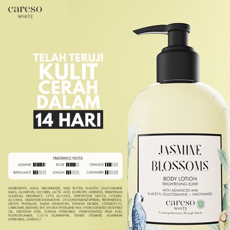 Careso Body Lotion Bodylotion Body Serum Brightening Skin 280ml