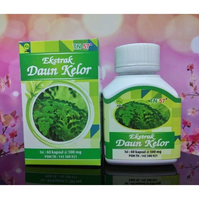 kapsul DAUN KELOR TN 57 ekstrak daun kelor TOGA NUSANTARA kwalitas bagus
