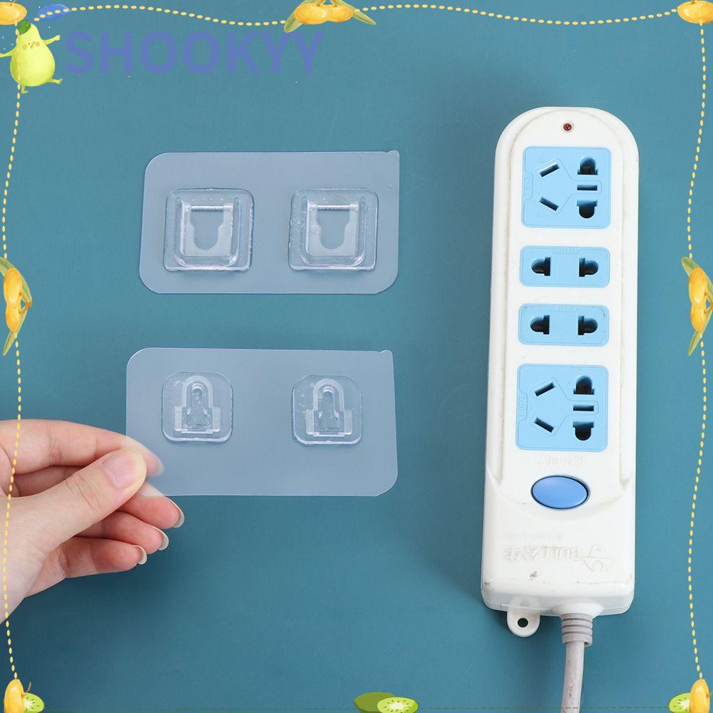 CHOOKYY Chookyy Socket Holder Seamless Self-Adhesive Storage Organizer Plug Stiker