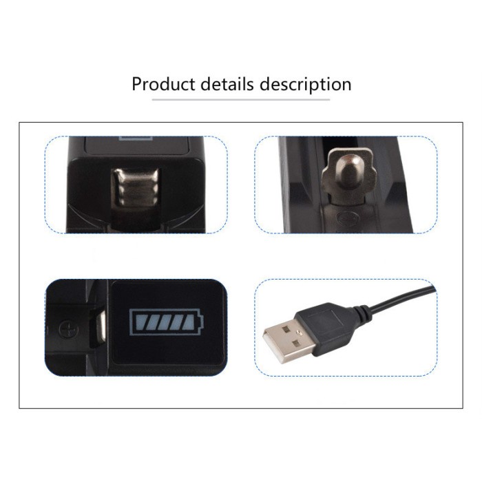 Universal USB Charger 1 Slot 18650 Battery Pengisi Daya Pintar Li-ion