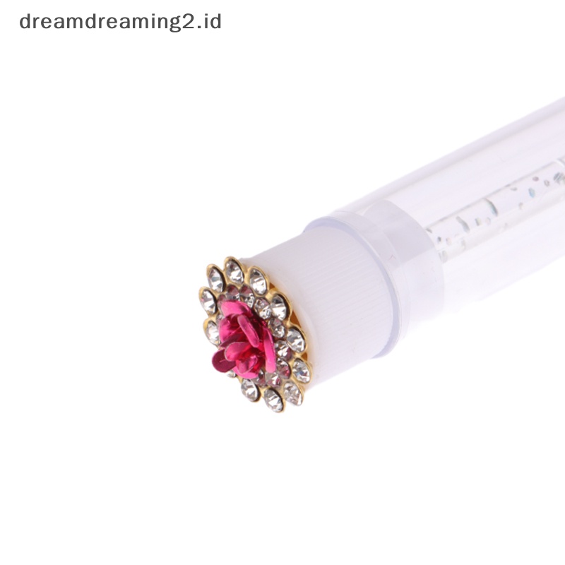 (drea) Diamond Rose Sikat Bulu Mata Maskara Tongkat Spoolies Tabung Kristal Alat Make Up //