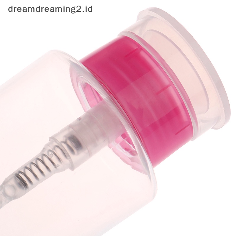 (drea) Peralatan Nail Art 160ml Kosong Pump Dispenser Remover Clean bottle Botol mini //