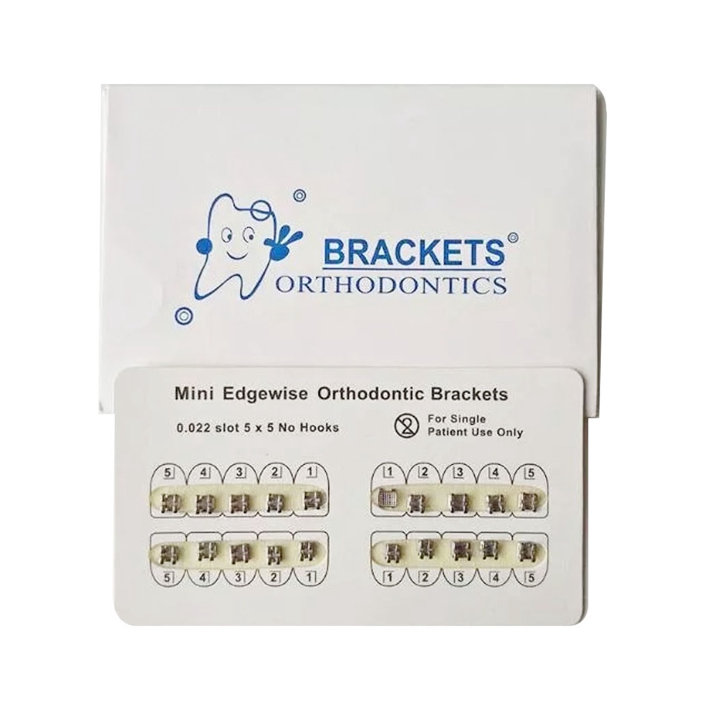 [1 Set] Bracket Gigi Atas Bawah Amplop Orthodontic Behel Gigi Bracket Amplop Orthodontic Original