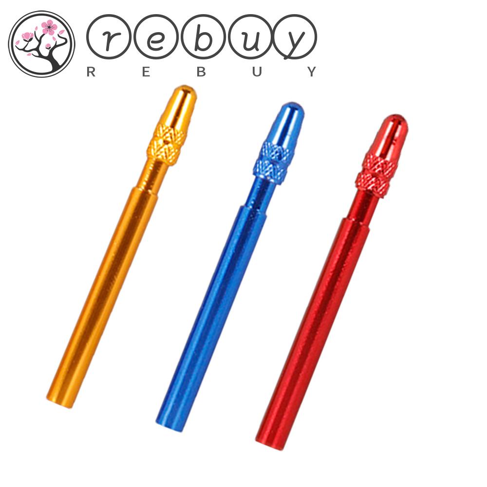 REBUY Valve Extender Perpanjangan Katup MTB Anodized CNC Aluminium Alloy F/V Tahan Lama