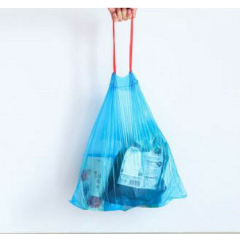 kantong sampah tali isi 15 45x50cm kantong sampah roll jumbo