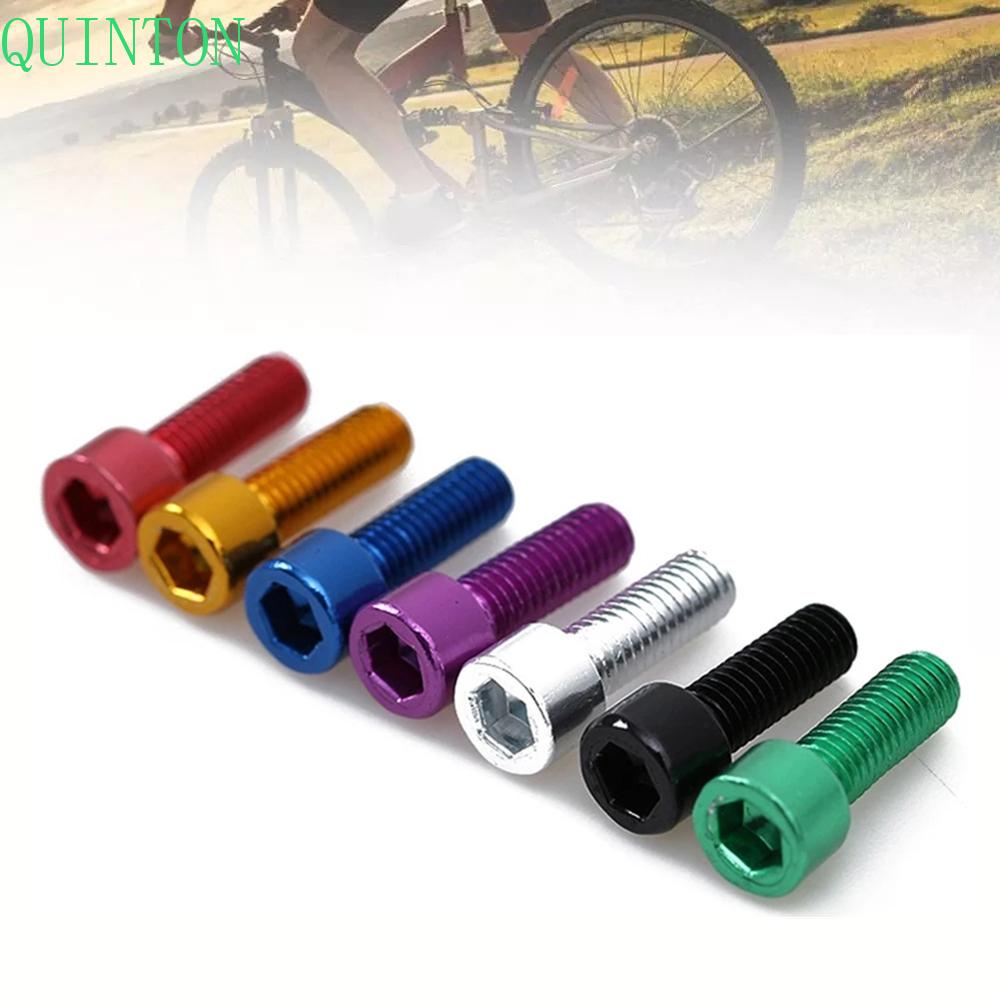 QUINTON Sepeda Botol Holder Sekrup Bersepeda Sepeda Jalan Tahan Lama 7warna 2Pcs/Set MTB Sepeda Ketel Rak Sekrup