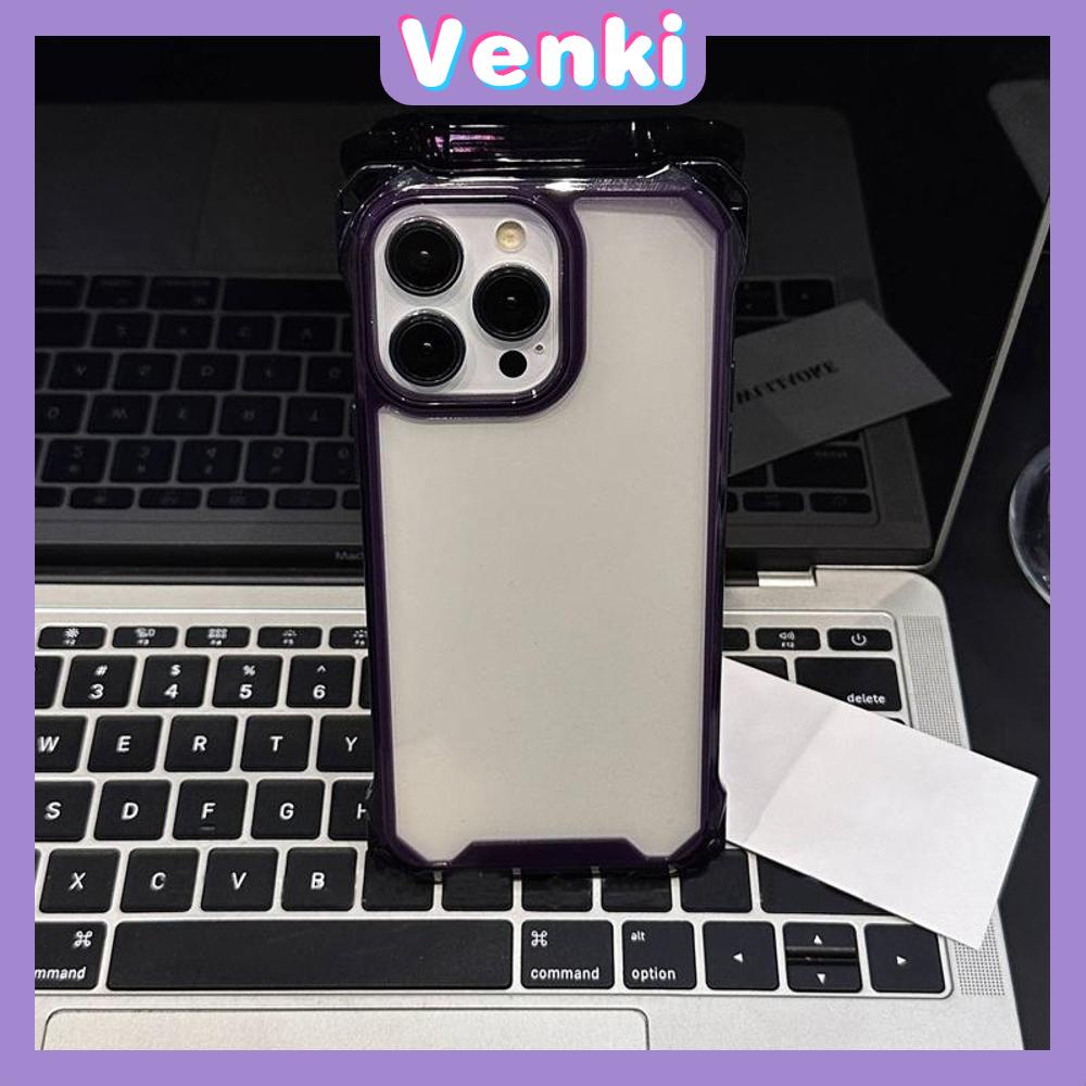 VENKI - Untuk iPhone 11 Case Polos Case Empat Sudut Lanyard Shockproof Protector dengan Lanyard Gelang Bening Akrilik Kompatibel dengan iPhone 14 Pro Max 13 Pro Max iPhone 12 Pro Max XR