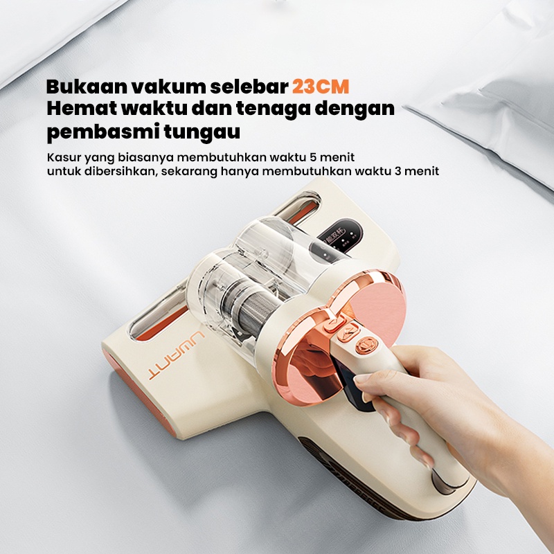 Uwant MT100 dust mite detektor tungau debu cangkir ganda mite vacuum cleaner