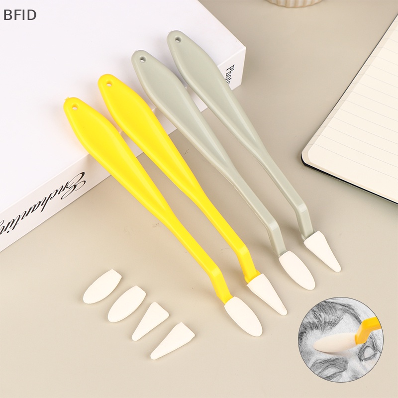 [BFID] 18pcs /set Art Sketch Lap Bisa Dicuci Brush Spons Sorot Gambar Artis Koreksi Detail Eraser Pen Sketch Clean Tool [ID]