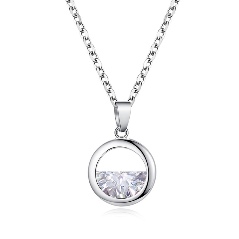 Kalung Rantai Liontin Air Danau Perak925 Sterling Womens Jewellery New