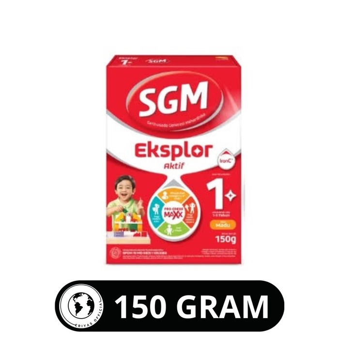 Susu SGM Eksplor 1 Plus untuk 1-3 Tahun 150 Gram - Vanila