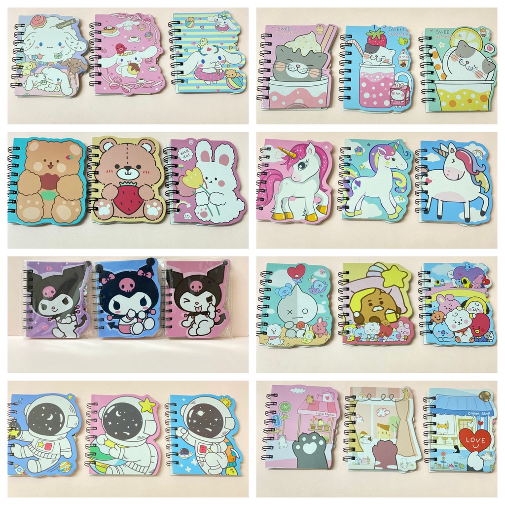 PGC SPIRAL BOOK DIARY / BUKU DIARY / BUKU CATATAN / BUKU TULIS DIARY / BUKU MOTIF LUCU