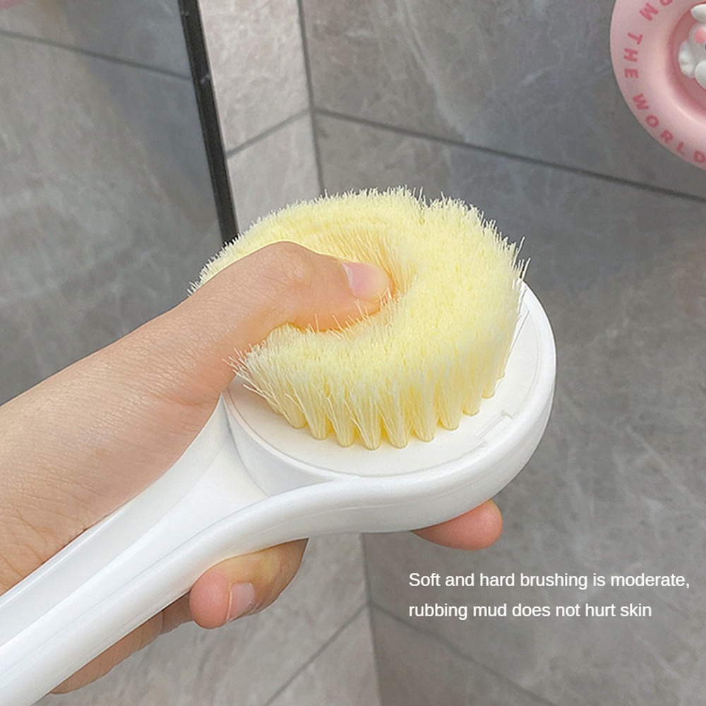 ღ Lucu Pegangan Panjang Sikat Mandi Gosok Bola Mandi Sikat Pijat Rambut Lembut In Angin Gadis Gosok Punggung Sikat Gosok Sikat Handuk Aksesori Kamar Mandi