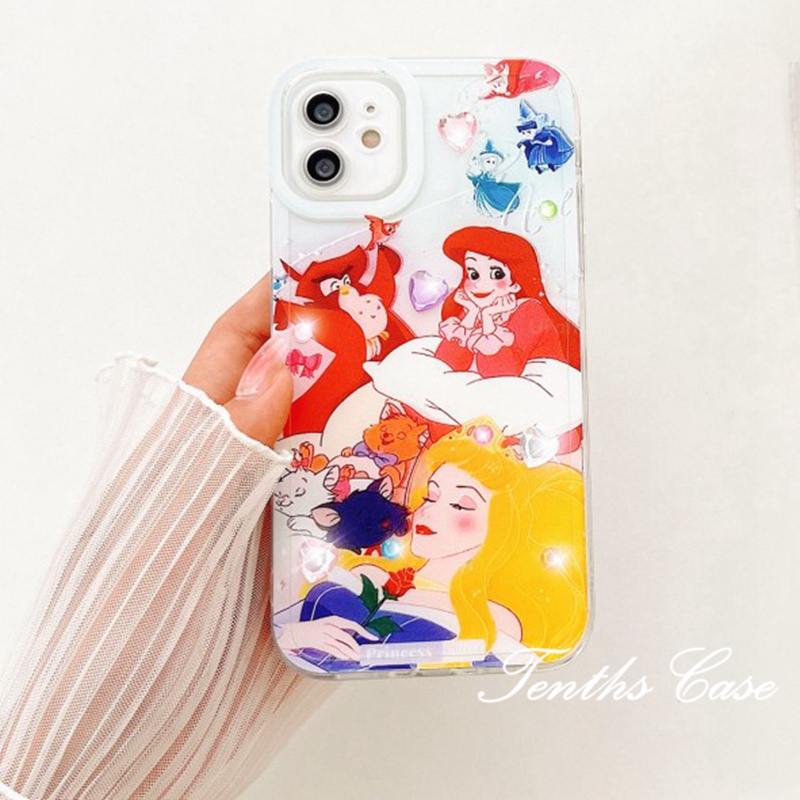 Kompatibel Dengan Samsung A14 A34 A54 A04 A04s A23 A53 A13 A03 A03s A12 A22 A32 A52 A50 A50s A30sAngel Eye Princesses Phone Case Dengan Lanyard