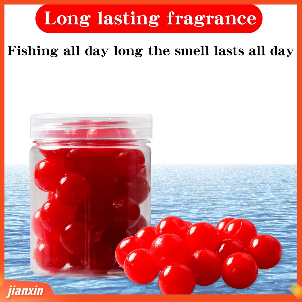 (In Stock) Manik Pancing Warna Cerah Elastisitas Tinggi Lembut Strawberry/Rasa Jagung Silikon Buatan Mengambang Memikat Manik Memancing Ikan Gurame