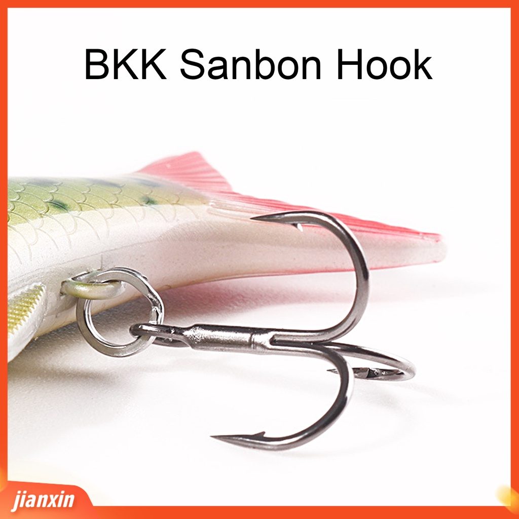 (In Stock) Umpan Pancing Tenggelam Bentuk Hidup Swimbait Tahan Air Pengerjaan Halus Crankbait Baling-Baling Gaya Renang Alami Putar 360derajat Keras Memancing Umpan Alat Pancing