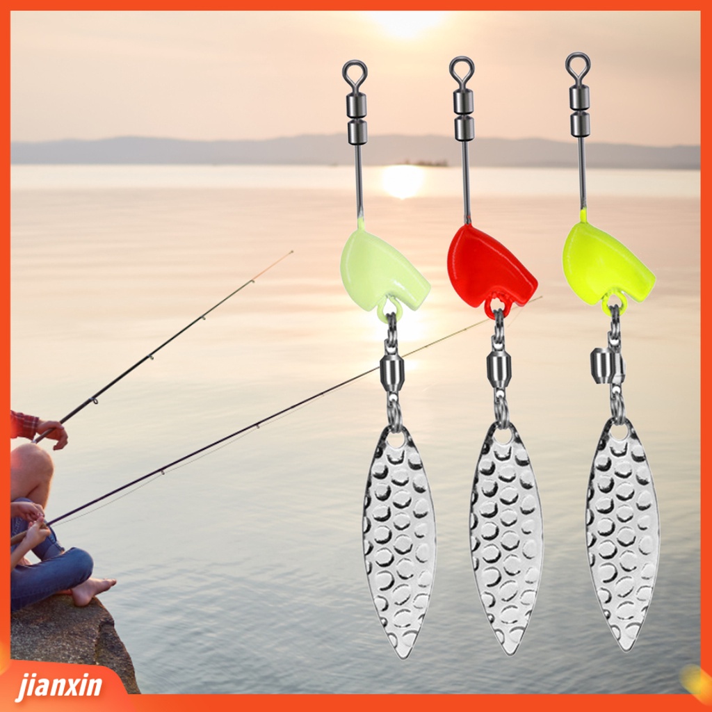 (In Stock) 3Pcs Payet Pemikat Pancing Handal Pengerjaan Halus Anti-Gantungan Bawah Aksesoris Praktis Memimpin Sinker Sequin Untuk Angling