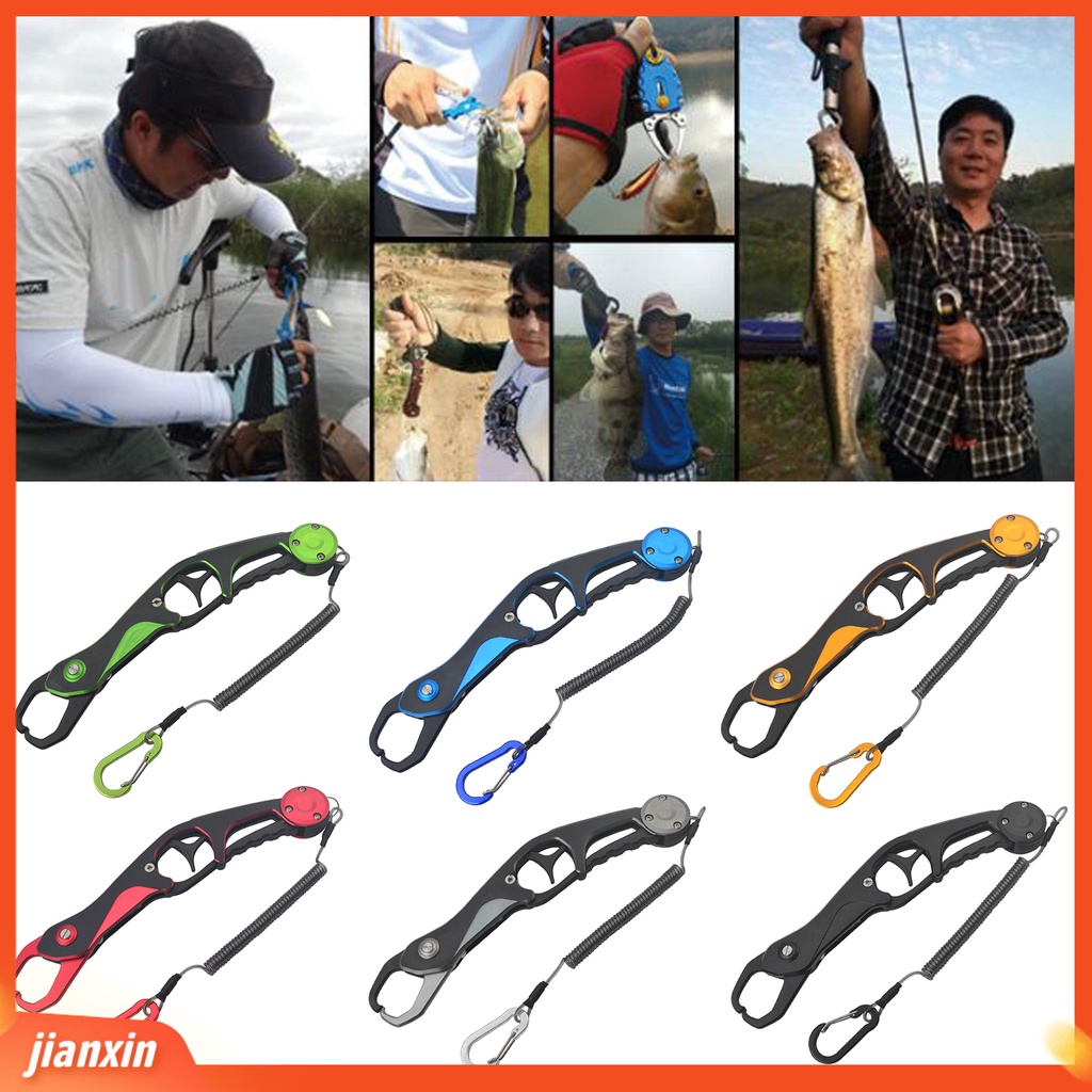 (In Stock) Fish Controller Multifungsi Tajam Portable Fish Grip Lip Clamp Grabber Untuk Pecinta Pancing