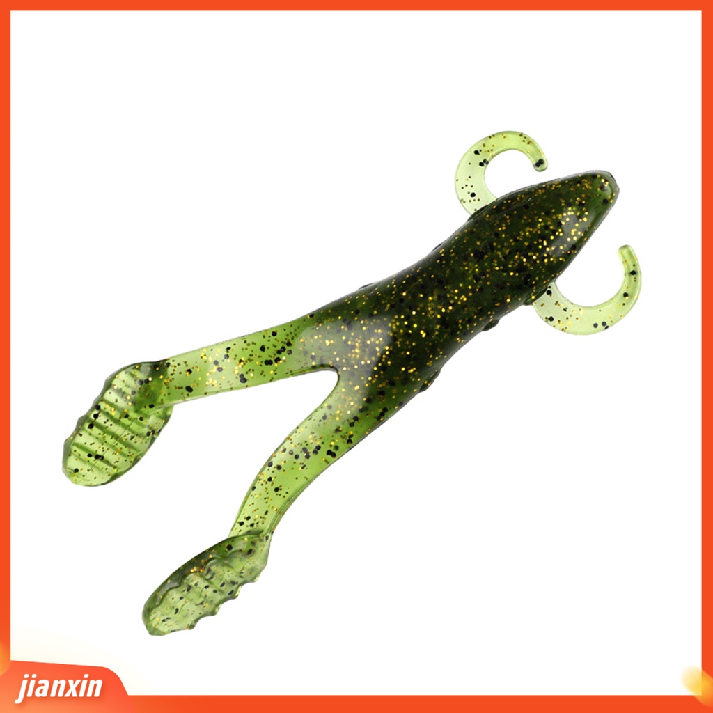 (In Stock) 10cm /11.9g Umpan Pemikat Kodok Berkaki Empat Dengan Serpihan Glitter Lembut Fleksibel Renang Yang Sangat Disimulasikan Umpan Bionik Memancing Memancing Perlengkapan Memancing