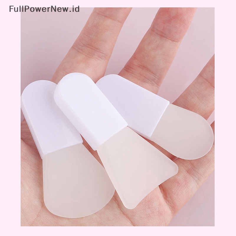 Power 3Pcs /Box Mini Silicone Face Mask Brush Lembut Masker Tongkat Alat Makeup Lumpur Wajah ID