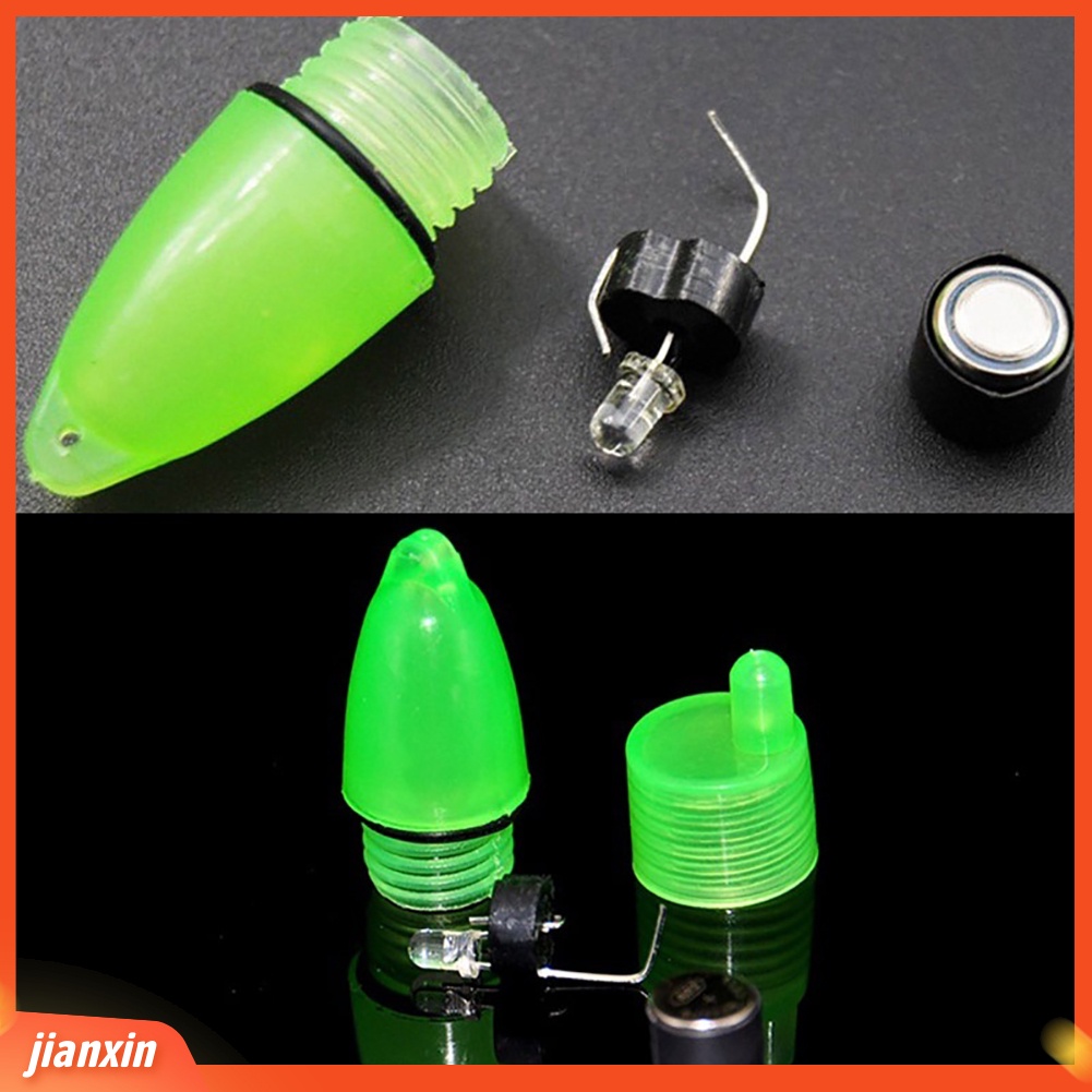 (In Stock) 10Pcs Tongkat Pancing Portabel Lampu LED Gigitan Ikan Alarm Alert Alat Aksesoris