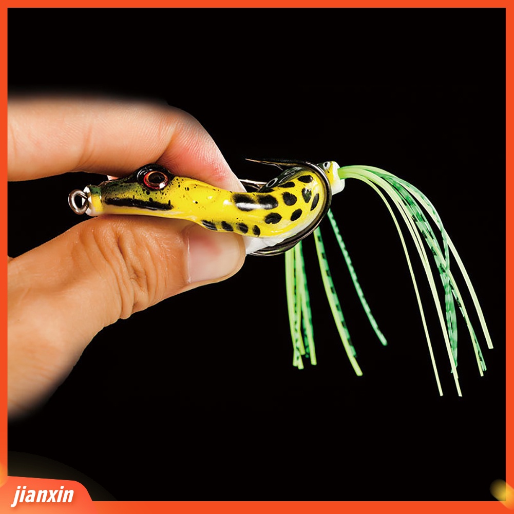 (In Stock) 4.5/5/5.5 cm Silikon Lembut Buatan Kodok Umpan Pancing Umpan Tackle Dengan Pengait