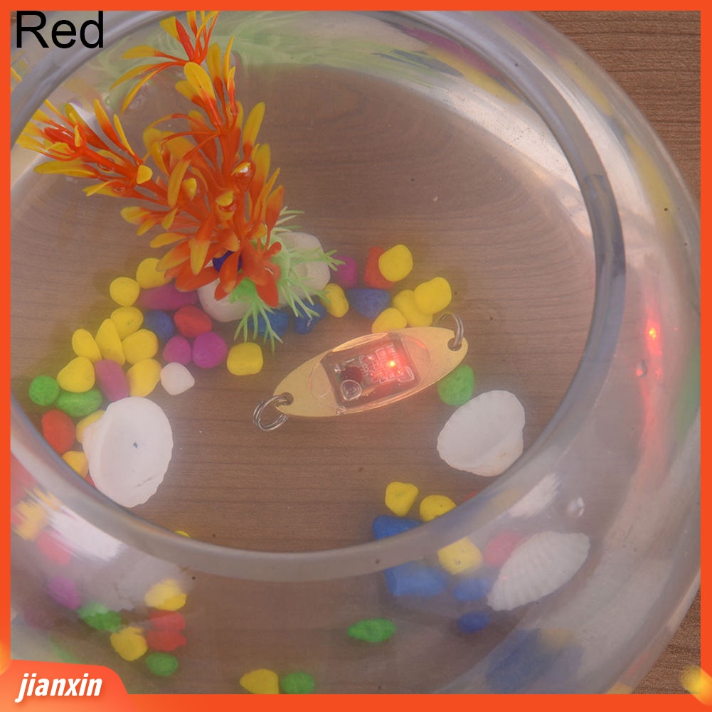 (In Stock) Lampu LED Flash Deep Drop Bentuk Mata Bawah Air Memancing Squid Fish Lure Light