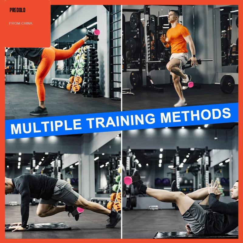 [Predolo] 2pcs Dumbbell Foot Straps Adjustable Tibialis Trainer Strap Kaki Ekstensi