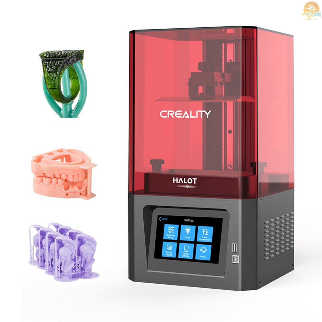 In Stock Creality HALOT-ONE Resin 3D Printer 127x80x160mm Ukuran Printing Dengan Sumber Cahaya Integral/ Kernel Kuat/ Easy Slicing/OTA Upgrade Online/ Pendingin &amp; Penyaringan Yang Hemat/5.9