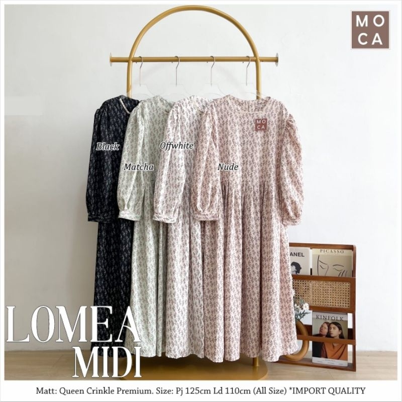 LOMEA MIDI ORI MOCA | Ld110 Queen Crinkle Premium