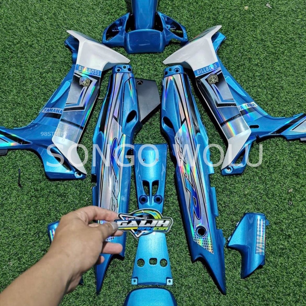 STRIPING FIZR HOLOGRAM CUSTOM  77 BIRU FIZ R POLET