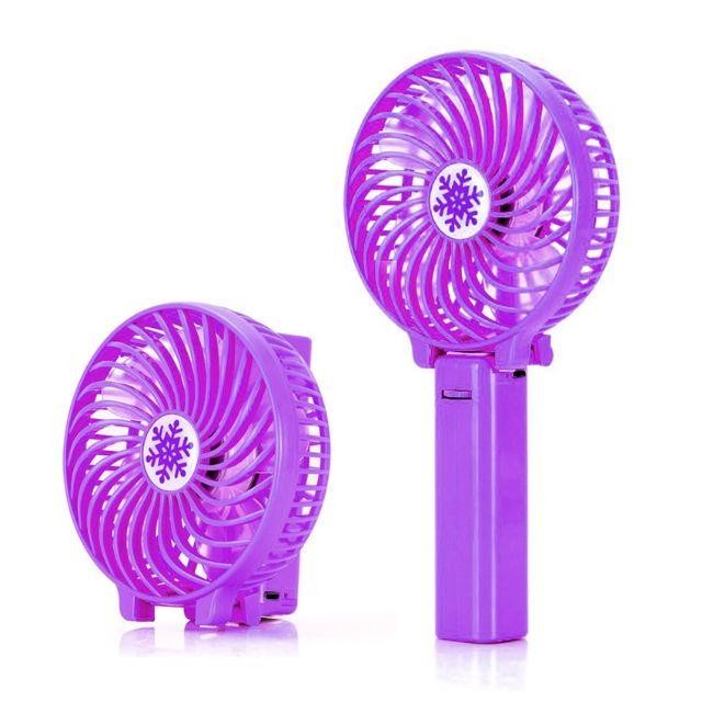 Kipas Angin Tangan Mini Fan Rechargeable Portable 2000mAh Lipat