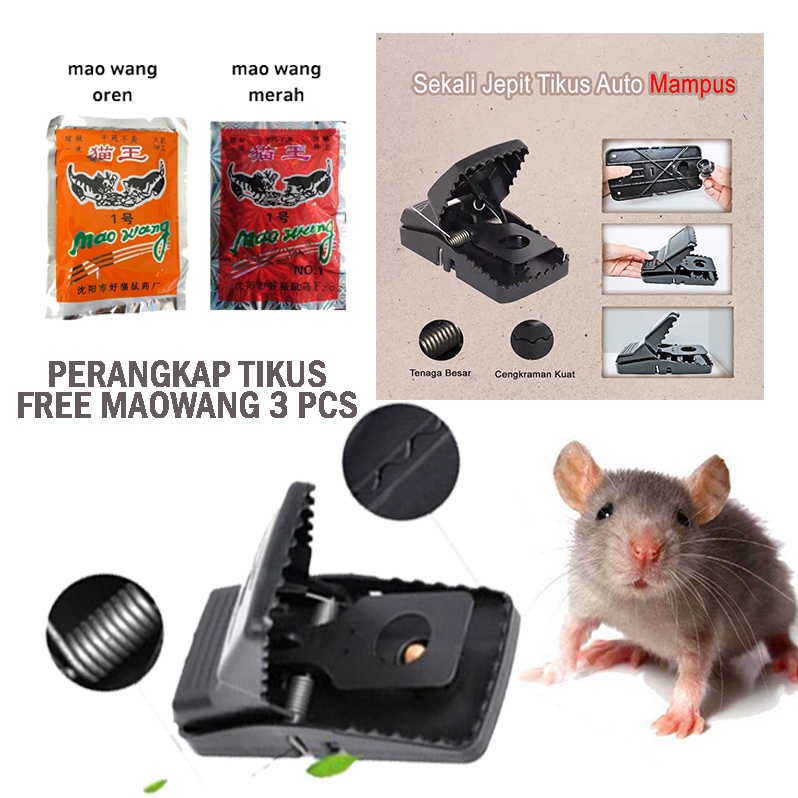 Mouse Trap Alat Jebakan Perangkap Tikus Gratis Maowang Pembasmi Ampuh